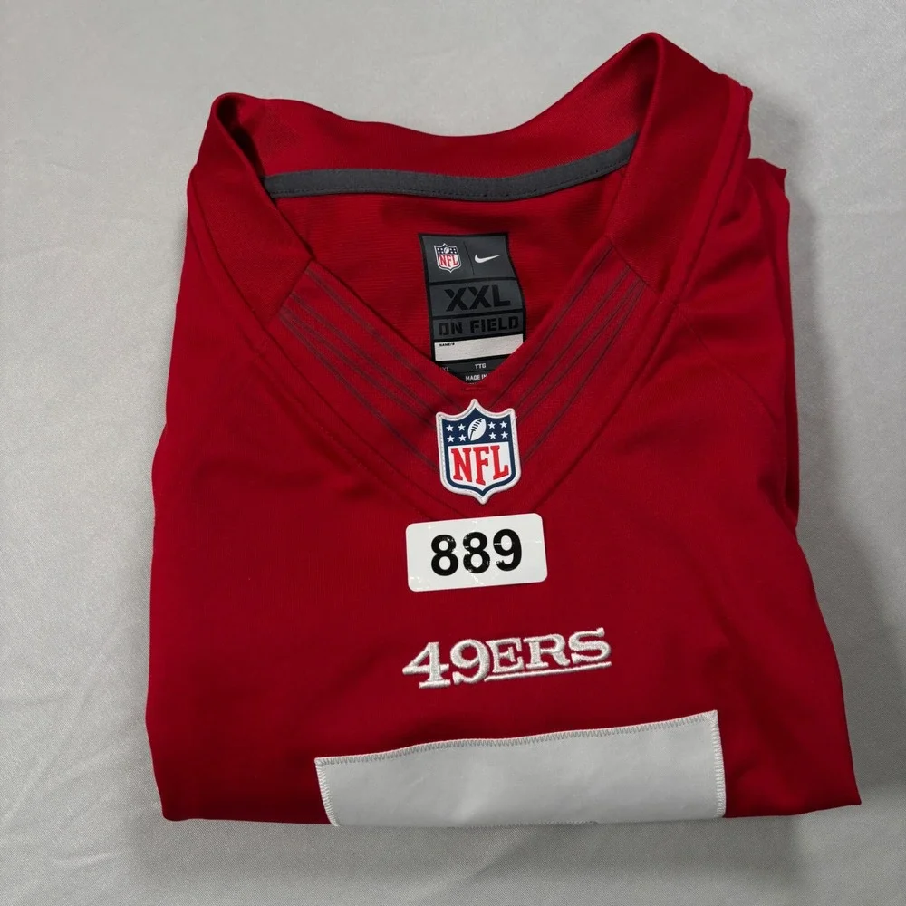 Nike Jersey San Francisco 49ers XXL Red Excellent Colin Kaepernick #7 On Field